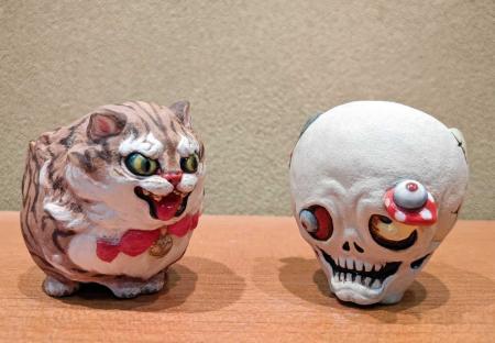 ドクロに猫股 おどろかわいい酒器 人気陶芸家が新作披露 おでかけトピック 兵庫おでかけプラス 神戸新聞next ドクロに猫股 おどろかわいい酒器 人気陶芸家が新作披露 おでかけトピック 兵庫おでかけプラス 神戸新聞next