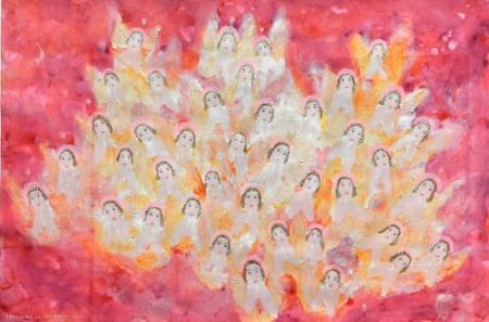 寺門孝之　絵画　天使の画家　テラピカ 天使画」で人気の寺門孝之 西脇で作品展 | おでかけトピック | 兵庫