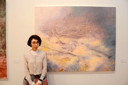 花や風景淡く描いた38点 画家・増田妃早子さん作品展 西脇
