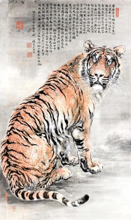 中国近代画家天石の絵 絵画