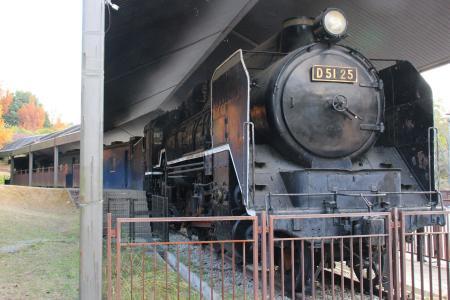公園のシンボル列車「夢サンディ号」真っ黒に若返り 国鉄指定の色で