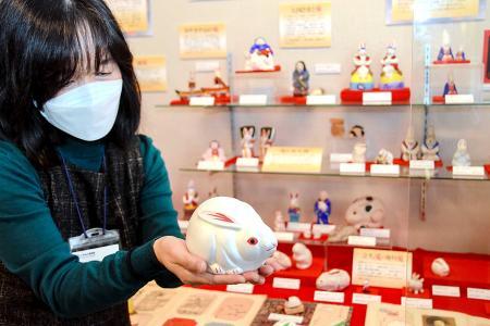 カラフルな陶器製ウサギの郷土玩具 【公式通販】