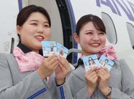 鬼滅の刃」タイアップのANA特別機、伊丹空港から初就航 25日から