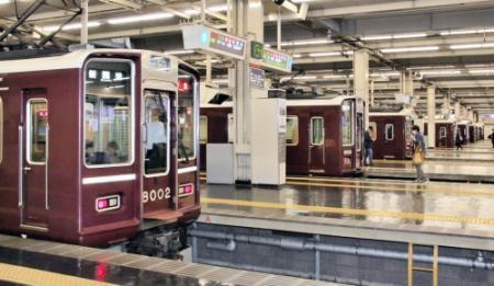 阪急電鉄 運行標識ミニチュア 大阪梅田 山田駅50周年 北千里