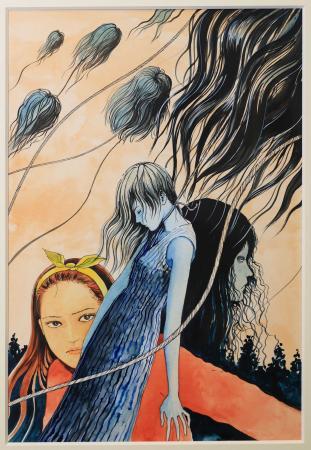恐怖と美が交差!ホラー漫画家の伊藤潤二さん、伊丹で個展 12月22日まで