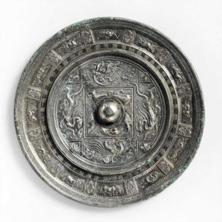 3月9日】干支の「巳」にちなみ古代鏡展示 7世紀の「四神十二支紋鏡
