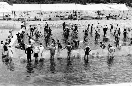 8月30日まで】写真で振り返る「千種川、昭和の夏」 釣りや祭りを活写