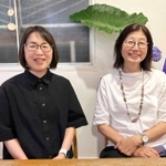 「定員を少なくし、参加者がじっくり話せるように工夫しています」と語る石崎公子さん（右）と勝木雪子さん