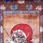 「紙本著色平敦盛像」（須磨寺所有、兵庫県教育委員会提供）
