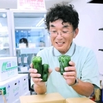 色鮮やかで肉厚な東条ピーマン＝加東市天神
