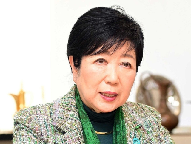 小池百合子東京都知事＝２０２３年２月、東京都庁