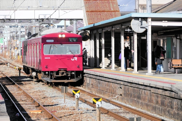 ＪＲ播但線の香呂駅＝姫路市香寺町中屋