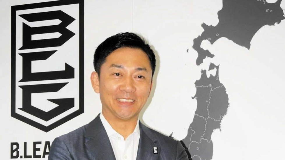 Ｂリーグの島田慎二チェアマン＝東京都文京区