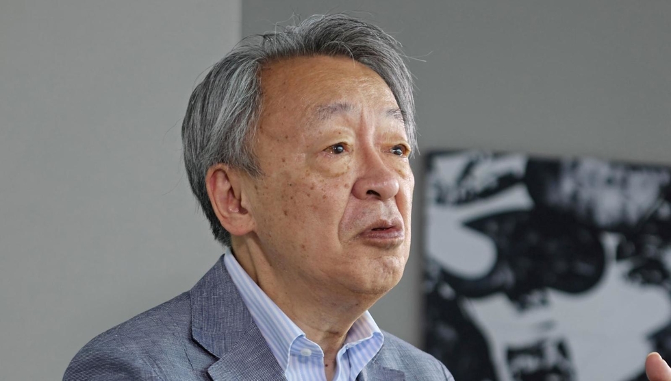 子どもにも分かりやすい災害報道について話す池上彰さん＝神戸市中央区加納町４（撮影・小林良多）