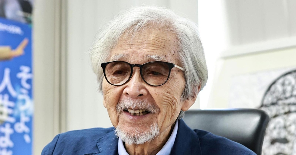 インタビューに応じる映画監督の山田洋次さん＝東京都内（撮影・長嶺麻子）