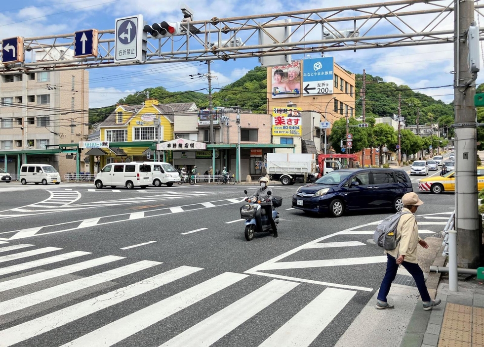 平野交差点＝神戸市兵庫区下三条町８