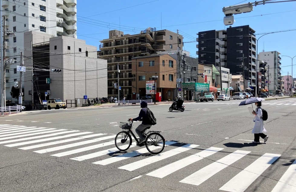 上沢通７丁目交差点＝神戸市兵庫区上沢通７