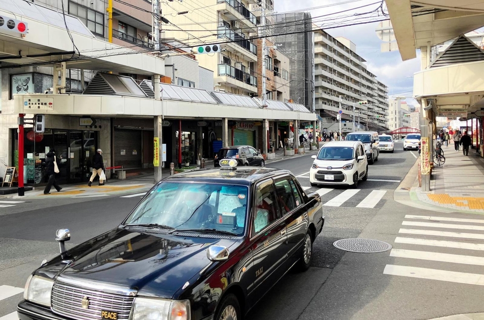 五番町７の交差点＝神戸市長田区五番町７