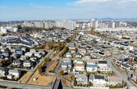 入居開始から４０年となるフラワータウンの街並み