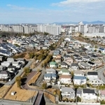 入居開始から４０年となるフラワータウンの街並み