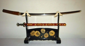 頼光が鬼を切ったと伝わる剣「鬼切丸」（多田神社提供）