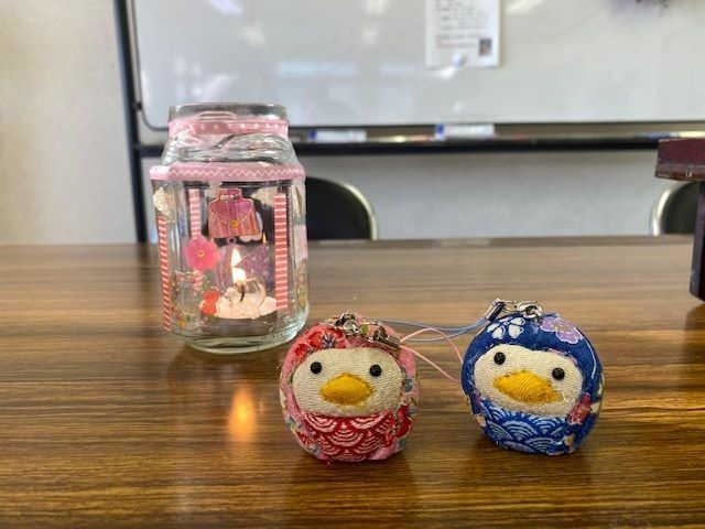 アマビエのストラップ（提供）