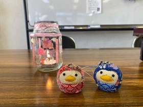 アマビエのストラップ（提供）