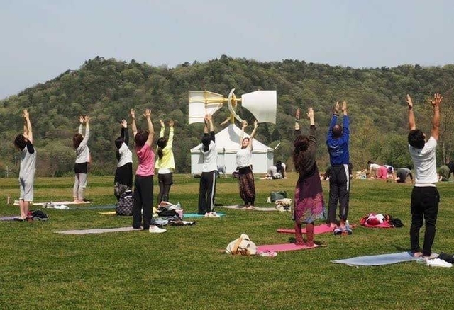 大自然の中で深呼吸＝有馬富士公園（提供）