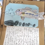 コロナでの休校期間中に作った生き物図鑑＝三田市川原