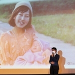 奈緒さんや長男との日々を語る清水健さん＝三田学園