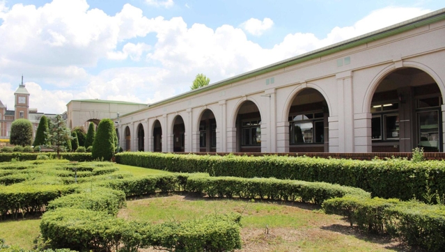 道の駅神戸フルーツ・フラワーパーク大沢内に構えた工場＝神戸市北区