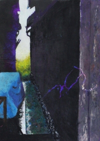 優秀賞を受賞した荒木田房之助さんの「篠山の路地裏」＝さんだ市民センター