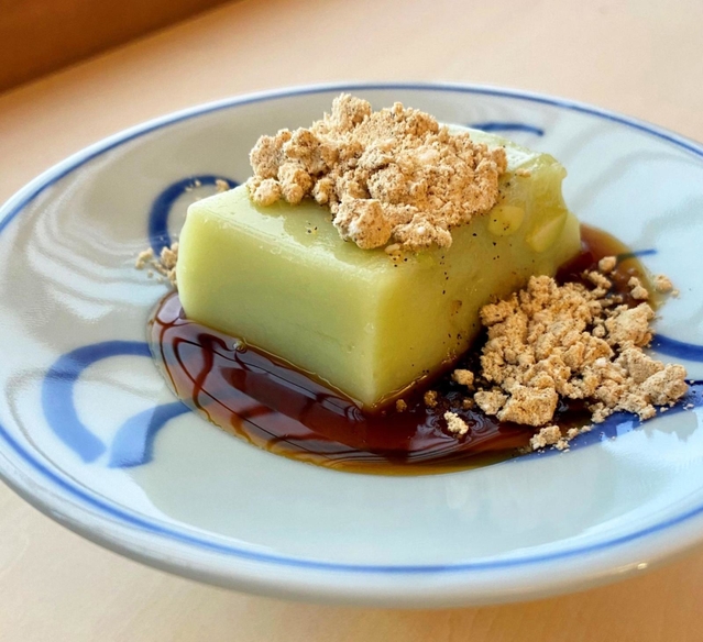 黒枝豆葛（くず）餅