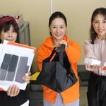 開発に携わった「ＯＲＩＧＡＭＩ」の（左から）野田知子さん、山口知夏さん、渡邊友美さん＝三田市貴志