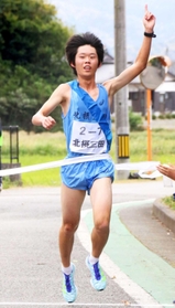 男子・北摂三田の中道裕太選手＝丹波篠山市寺内