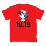 「１０・１９」をあしらったＴシャツ