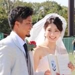 誓約書を参列者に披露＝三田市三輪