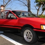 大好きな赤色に一目ぼれし、自分へのクリスマスプレゼントとして購入した「トヨタＡＥ８６カローラレビン」