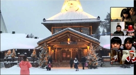 昨年オンラインで実施したフィンランド見学ツアーの様子（ズームより）