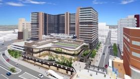 三田駅前Ｃブロック再開発後のイメージ図