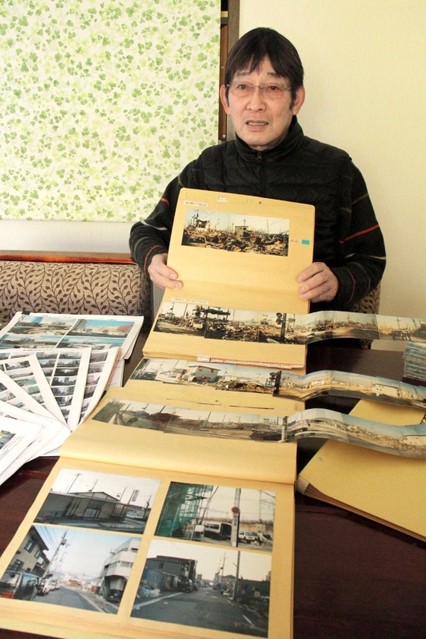 震災から１５年、定点で写真を撮り続けた山下義和さん＝三田市あかしあ台３