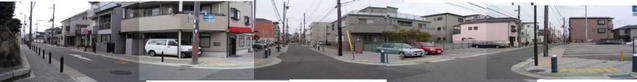 震災１１年後までには道路が舗装され、住宅が立ち並んだ＝神戸市長田区海運町４（山下さん提供）