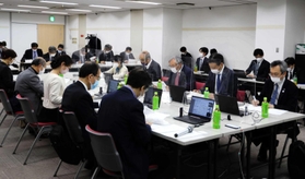 北神・三田地域の急性期医療の確保に向けて議論した検討委員会＝神戸市中央区