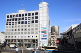 地価上昇率が高かった川西能勢口駅前の商業地＝川西市中央町（撮影・斎藤雅志）