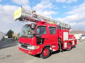 買い取り手が決まった１５メートル級はしご車（三田市提供）