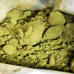 急速凍結させた遠野産ホップ＝キリンビール神戸工場