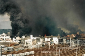 千歳地区周辺の火災＝１９９５年１月１７日、神戸市須磨区