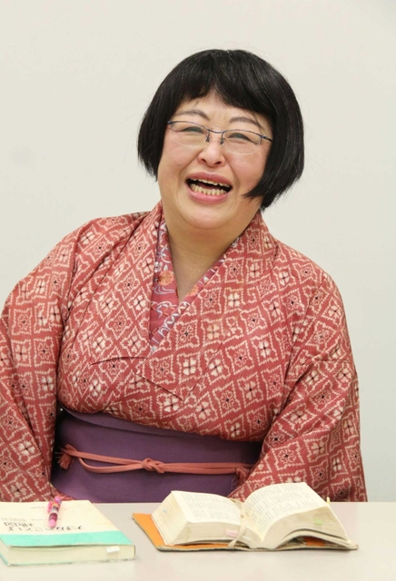 ドラマや映画で大阪弁のせりふを指導する「大阪ことば指導者」の一木美貴子さん＝三田市天神１