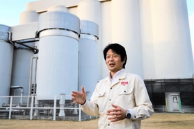 伊藤康喜さん。２０２２年３月から神戸工場長となり、三田市に単身赴任している＝神戸市北区赤松台２