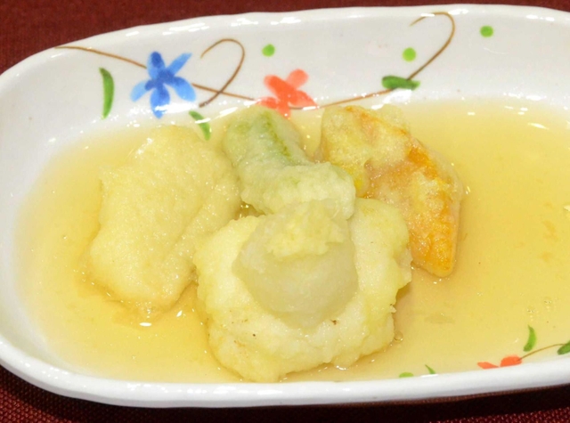 口の中でとろける天ぷら